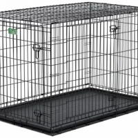 Клетка MPets для домашних животных до 11 кг, две двери, цвет черный, 61х46х48 см