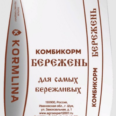 Комбикорм БЕРЕЖЕНЬ для откорма КРС, 30 кг