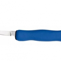 Нож для обработки копыт EXPERT-GRIP (левый короткий,узкий) с прорезиненной ручкой