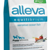 Корм Аллева Эквилибриум Сенситив для взрослых собак средних и крупных пород, с океанической рыбой, 12 кг